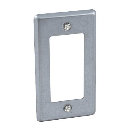 Raco Electrical Box Cover, 1 Gang Gang, Steel, GFCI Cover Type 862